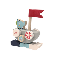 Thumbnail for Lolo's Funny Autoboat 2-in-1 Stacking Game