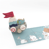 Thumbnail for Lolo's Funny Autoboat 2-in-1 Stacking Game