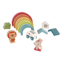 Thumbnail for Enchanted Rainbow Roleplay Stacking Toy