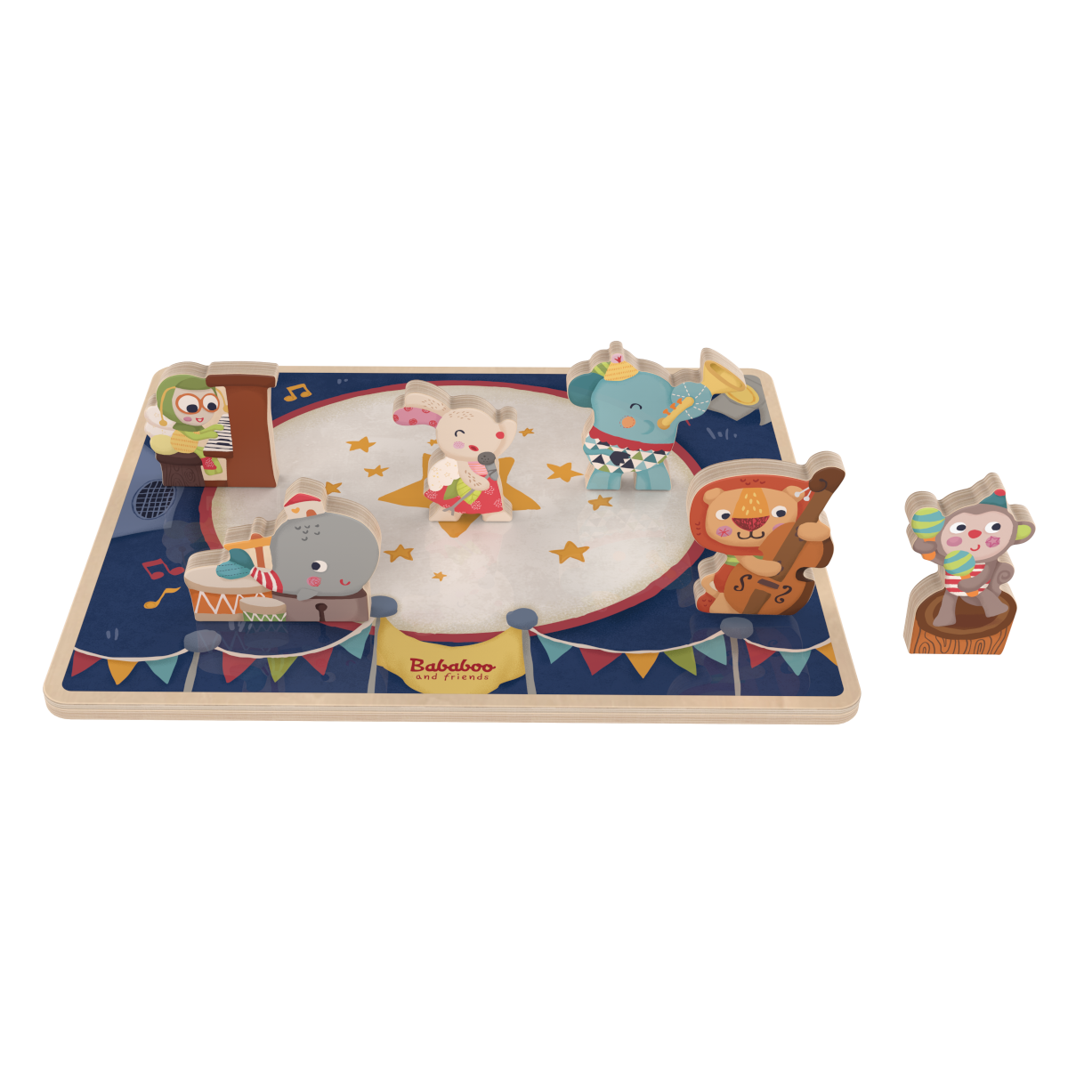 The "Bababoo and friends" Band Play Figure Puzzle