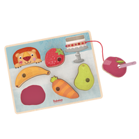Thumbnail for Little Worm Loves to Eat Threading Game Puzzle