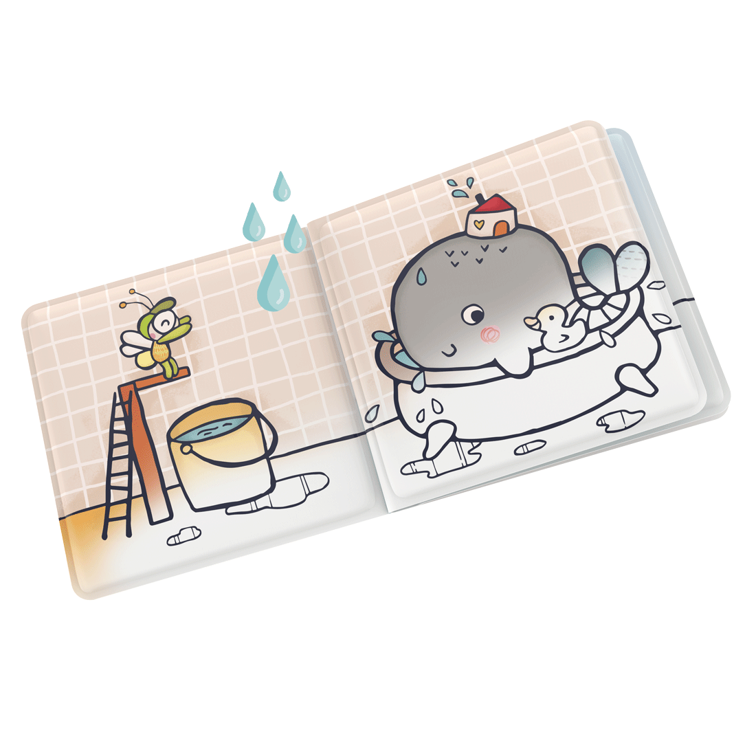 Splish, Splash! It's Time to Bathe! Magic Bath Book