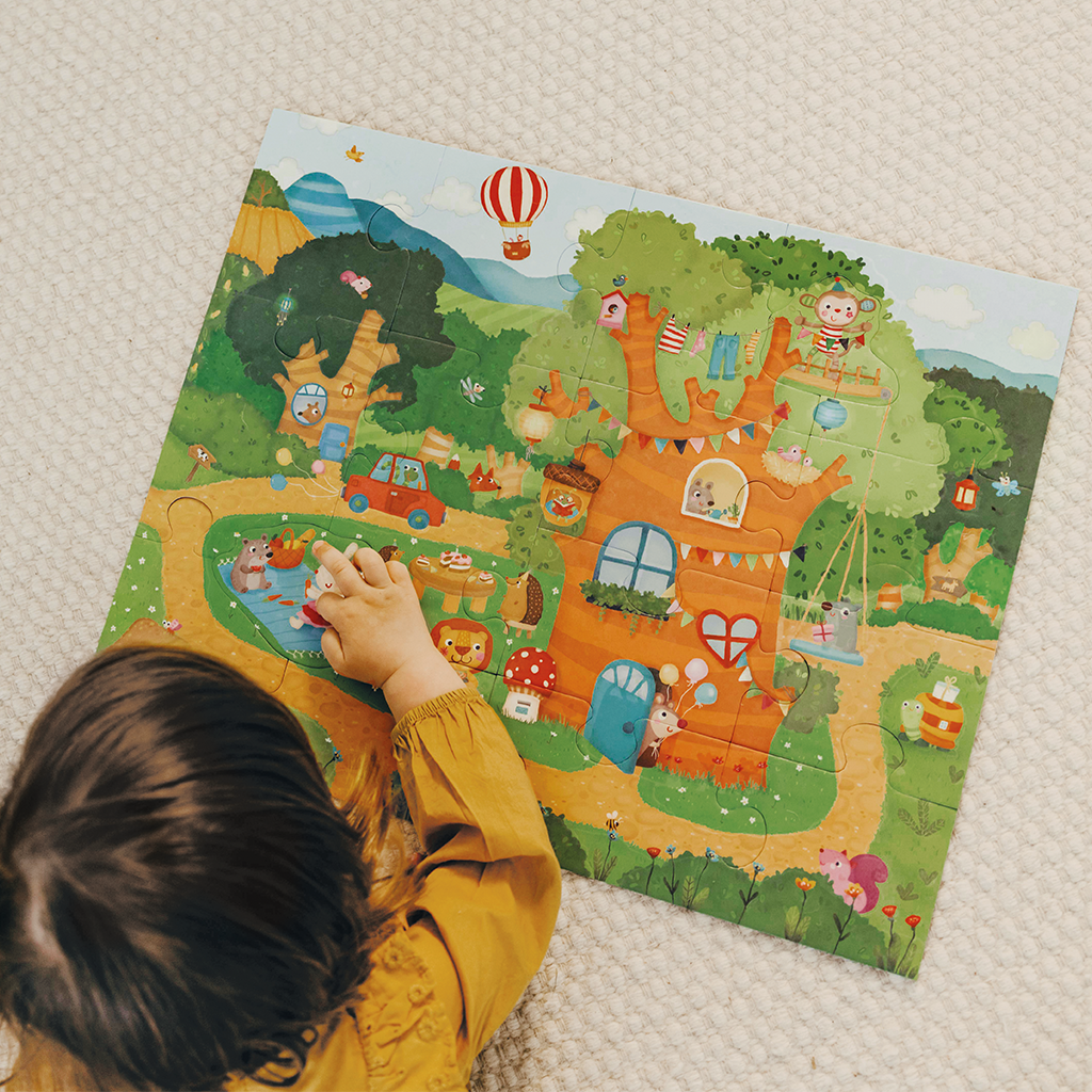 Tree House Garden Party Story Puzzle