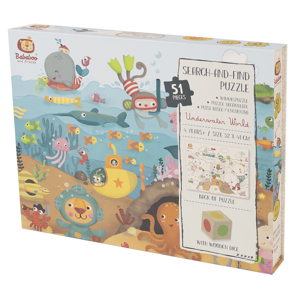 Underwater World Search-and-Find Puzzle product packaging
