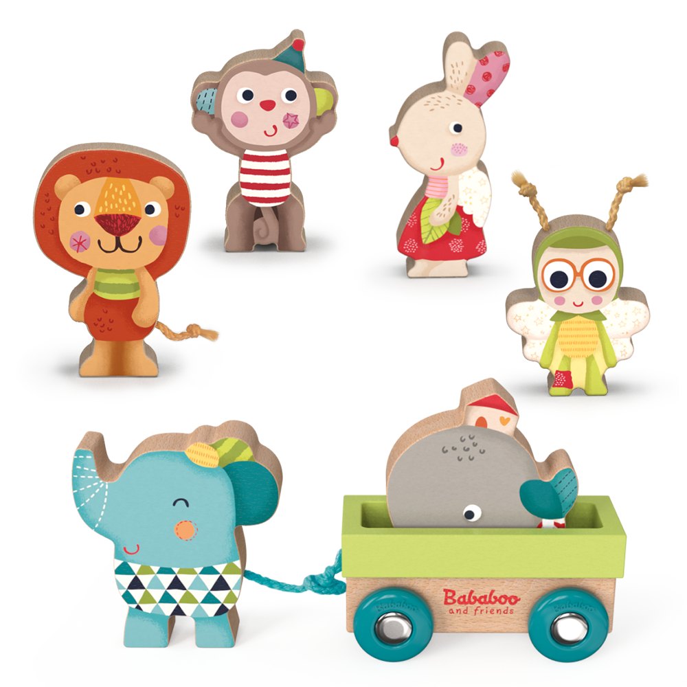 Bababoo and friends Play Figures